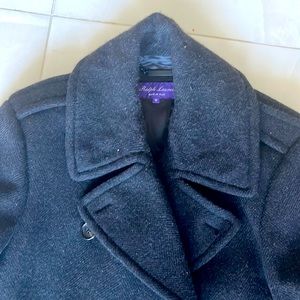Ralph Lauren purple label mens wool peacoat
